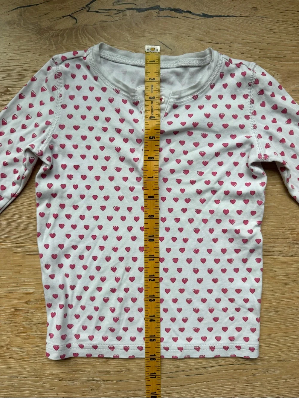 🔥ROLLER RABBIT Sz 6 kids Hearts Pajama Top only Pristine! Price firm!